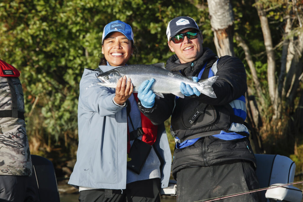 Silver salmon fishing on the Kenai River with Explore Kenai.