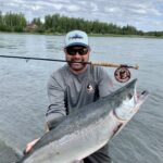 Sockeye Salmon fishing on the Kenai River.