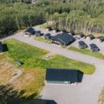 Kenai Adventure Cabins surrounded by Alaska wilderness — a peaceful hotel alternative for fishing and adventure trips.