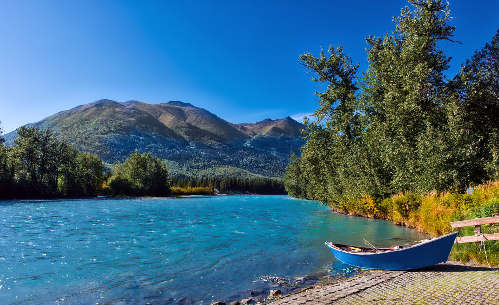 The Upper Kenai River is a great section for a wildlife float.